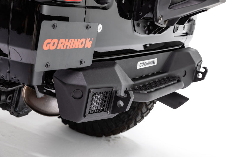 Go Rhino 371100T 18-20 Jeep Wrangler JL/JLU Rockline Rear Stubby Bumper