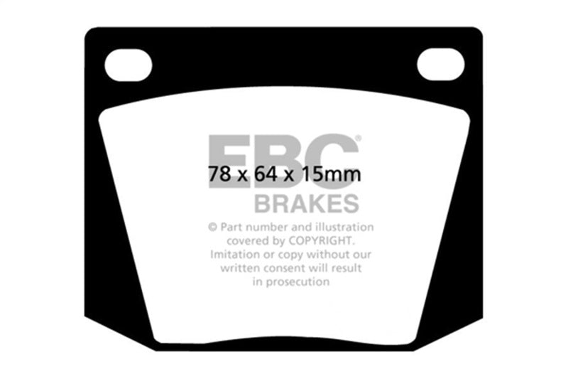 EBC DP2169 63-69 Ac Cobra 4.7 Greenstuff Front Brake Pads