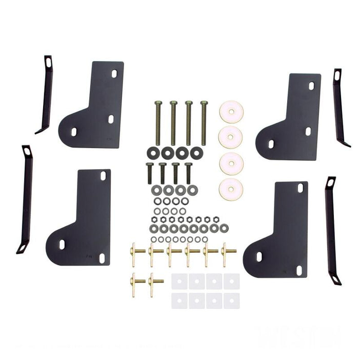 Westin 21-2315 2002-2008 Dodge RAM 1500 Quad Cab Platinum 4 Oval Nerf Step Bars - Black