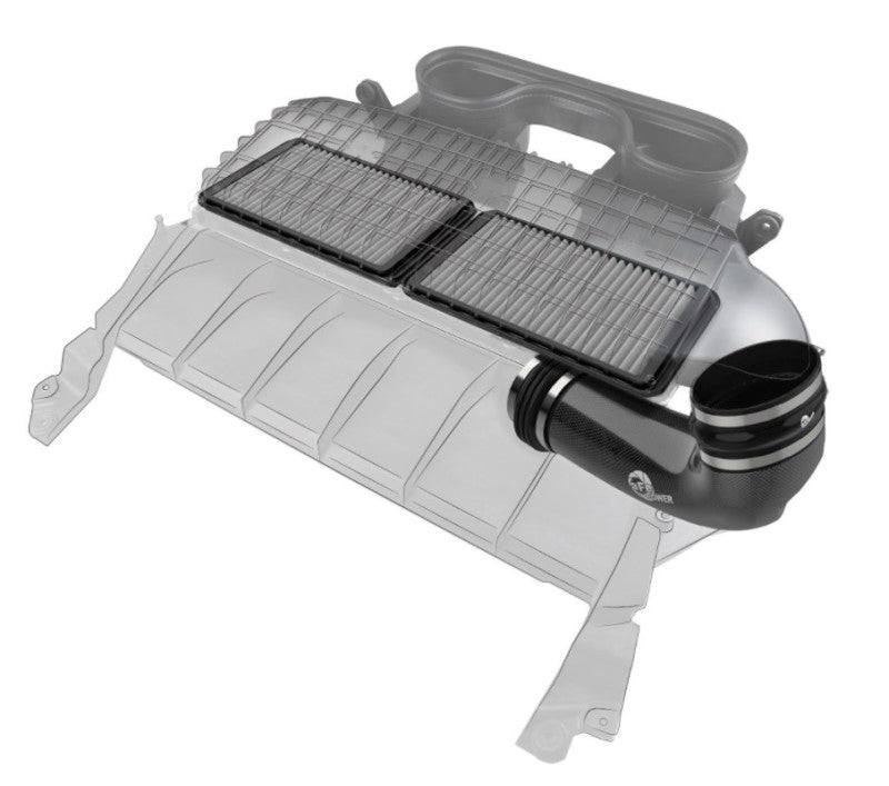 aFe 55-10014DC Super Stock Carbon Fiber Pro Dry S System 2021 RAM 1500 TRX V8-6.2L SC
