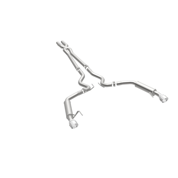 Magnaflow 19099 MagnaFlow Cat Back, SS, 2.5in, Competition, Dual Split Polished 4.5in Tips 2015 Ford Mustang V6 3.7L