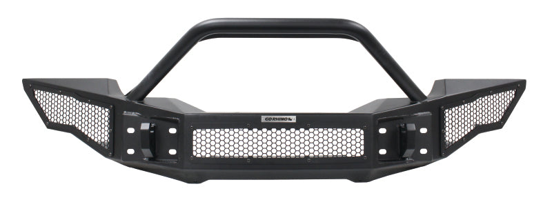 Go Rhino 331201T 07-20 Jeep Wrangler JL/JLU/JK/JKU/Gladiator JT Rockline Full Width Bumper w/ Overrider
