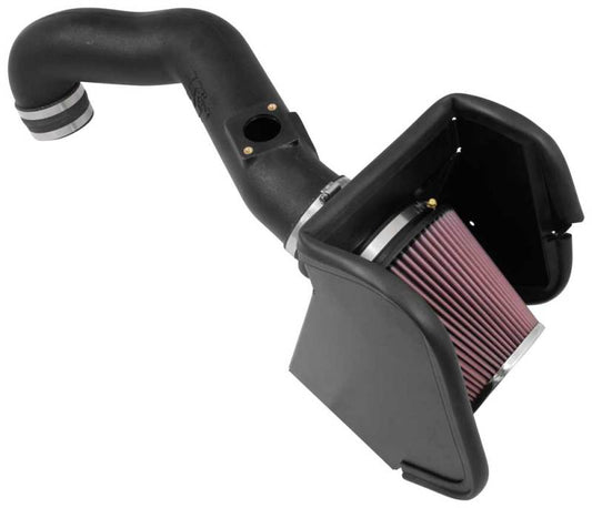 K&N Engineering 63-6017 K&N 16-17 Nissan Titan XD V8-5.0L DSL 63 Series AirCharger Performance Intake