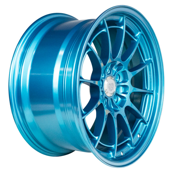Enkei 3658956540EB NT03+M 18x9.5 5x114.3 40mm Offset 72.6mm Bore Emerald Blue Wheel MOQ 40