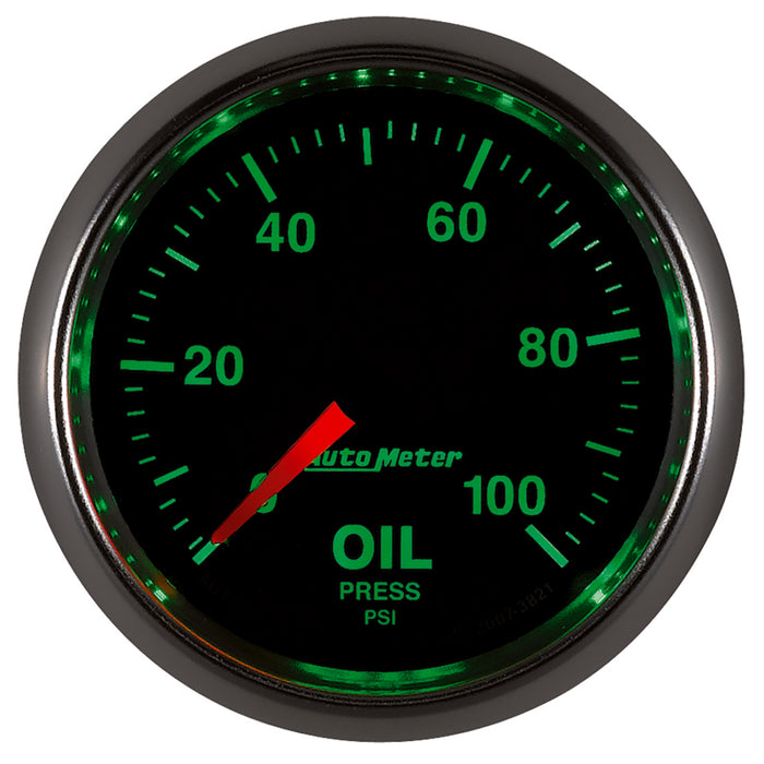 Autometer ATM3821 2-1/16 GS Oil Pressure Gauge - 0-100psi