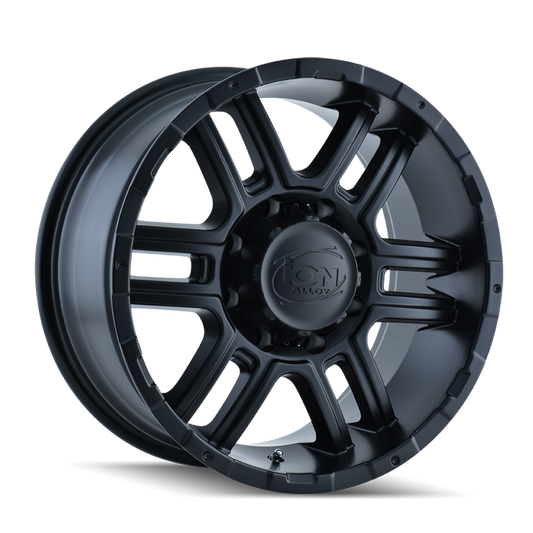 ION Wheels 179-7883MB ION Type 179 17x8 / 6x139.7 BP / 10mm Offset / 106mm Hub Matte Black Wheel