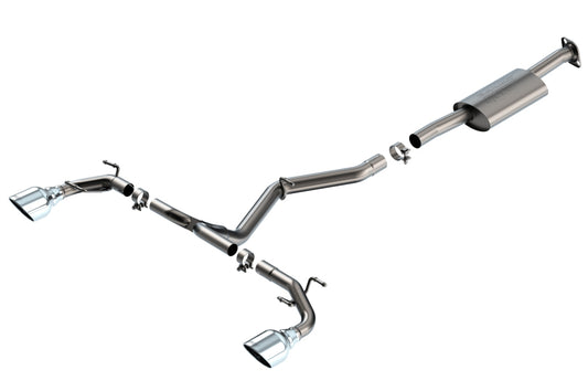 Borla 140909 22-23 Subaru BRZ/Toyota GR86 2.4L RWD AT/MT S-Type Catback Exhaust - Polished Tips