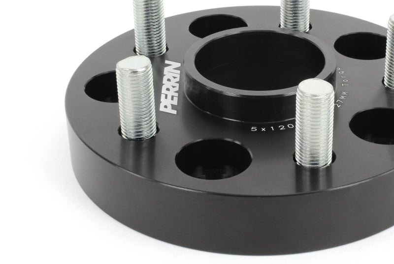 Perrin Performance PHP-WHL-027BK PERRIN 17-25 Honda Civic Type R / 22-26 Acura Integra Type S 64.1mm 5x120 Wheel Spacers 27mm - Pair