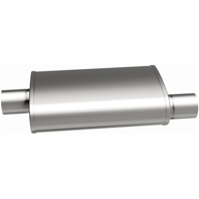 Magnaflow Perf Exhaust MAG11256 Stainless Muffler 2.5in Offset In/Center Out
