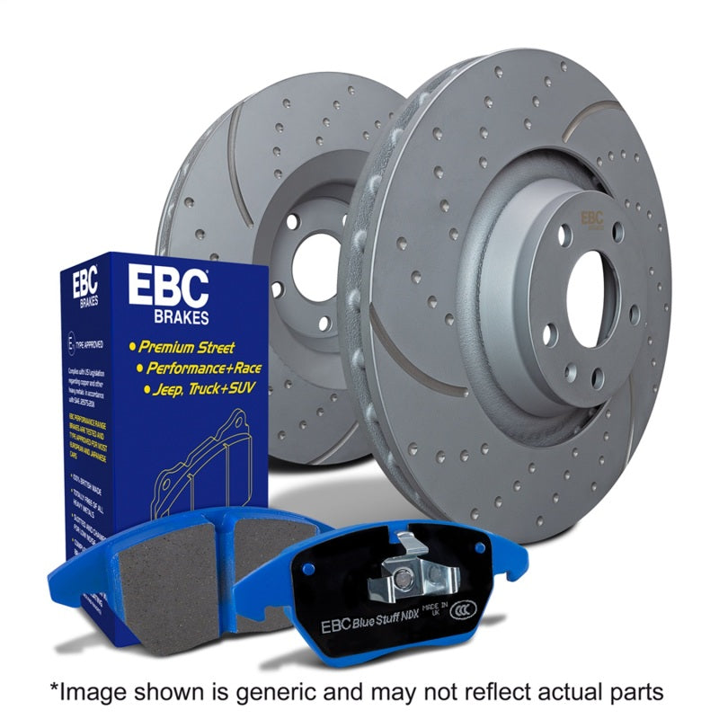 EBC S6KR1328 S6 Brake Pad and Rotor Kit