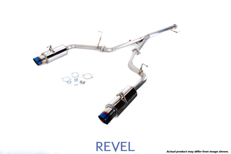 Revel T90034KR Medallion Touring-S Catback Exhaust - Dual Muffler/ Blue Tip 90-99 Mitsubishi 3000GT VR4