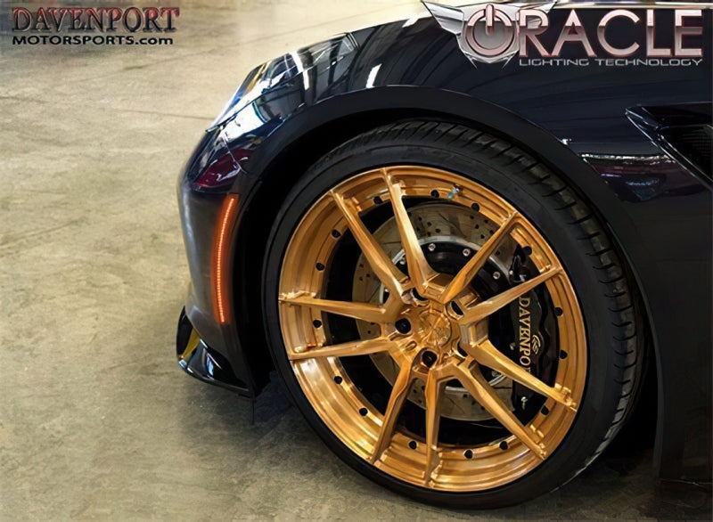 ORACLE Lighting 2392-020 Oracle Chevrolet Corvette C7 Concept Sidemarker Set - Tinted - No Paint