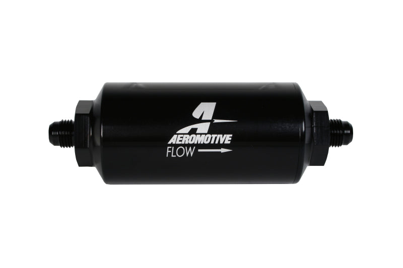 Aeromotive 12349 In-Line Filter - (AN-06 Male) 100 Micron Stainless Steel Element