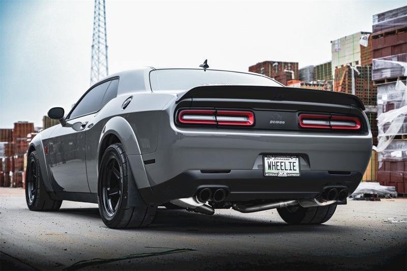 CORSA Performance 21070BLK Corsa 15-23 Challenger SRT/Hellcat/Demon/Redeye 2.75in Valved CB DRE w/ Twin 3.5in Pol Blk PVD Tips