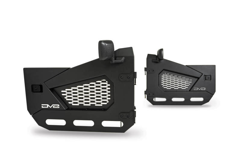 DV8 Offroad HDJL-02F 18-22 Jeep Wrangler JL/JT Spec Series Half Doors - Front Set