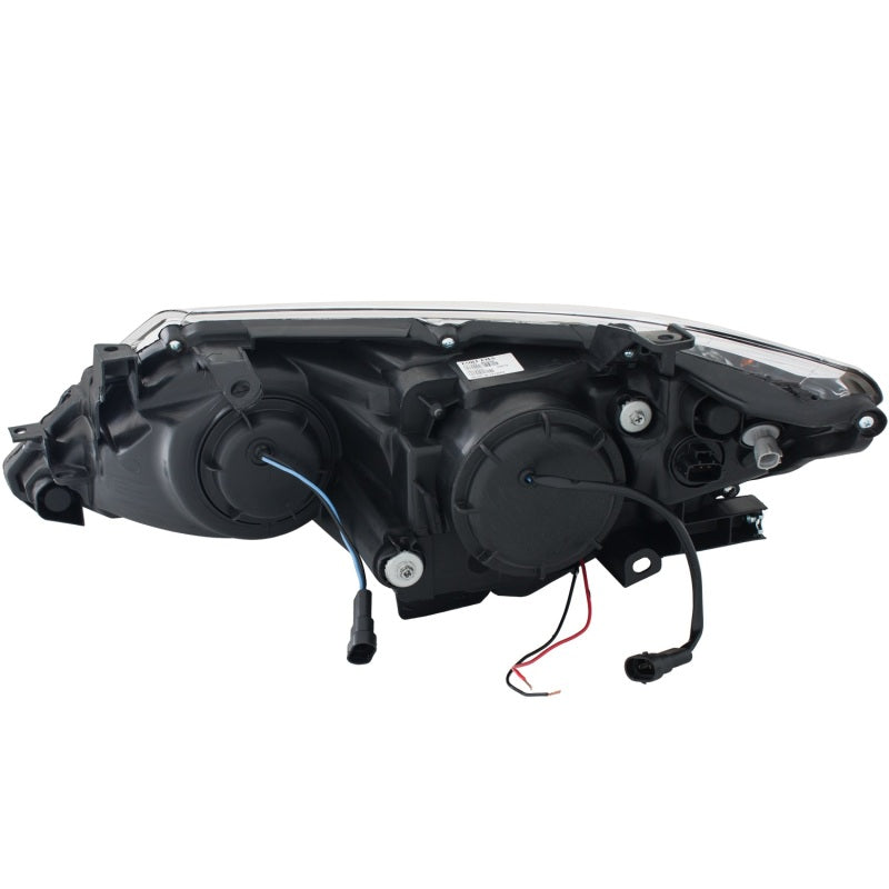 ANZO 121512 2012-2013 Toyota Camry Projector Headlights w/ Halo Black