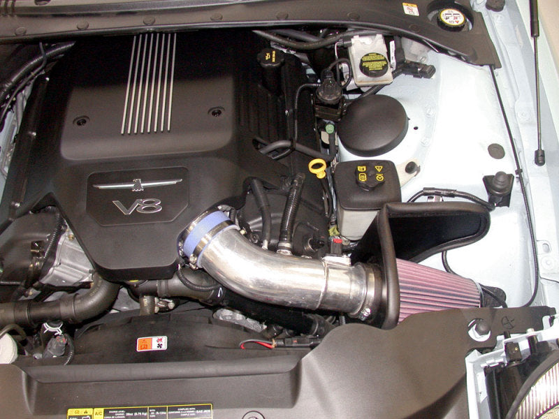 K&N Engineering 69-3520TP K&N Performance Intake Kit TYPHOON; FORD T-BIRD, 3.9L (CA), 03-04; POLISH