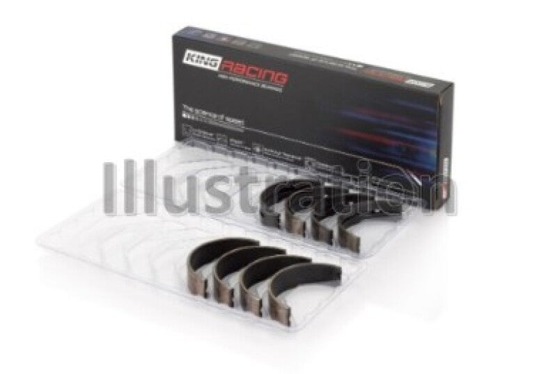 King Engine Bearings MB4058XPSTDX Nissan VQ35DE Performance Main Bearing Set - Size STDX