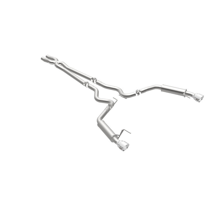 Magnaflow 19099 MagnaFlow Cat Back, SS, 2.5in, Competition, Dual Split Polished 4.5in Tips 2015 Ford Mustang V6 3.7L