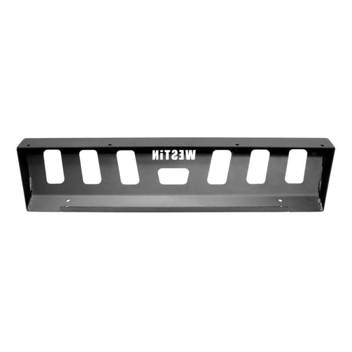 Westin 59-80095 18-19 Jeep Wrangler JL Front Bumper Skid Plate - Textured Black