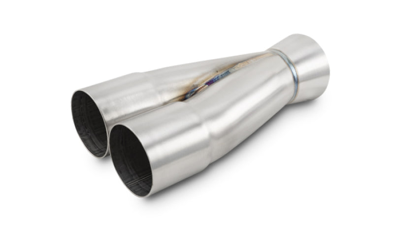 Vibrant 10353 2-1 SS Merge Collectors (1-3/4in Inlet Slipover ID 2-1/4in Outlet OD) - Sold Individually