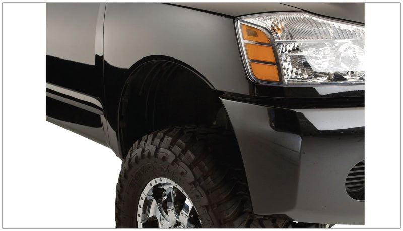 Bushwacker 70908-02 04-15 Nissan Titan Pocket Style Flares 4pc 67.1/78.9/84/96in - Black