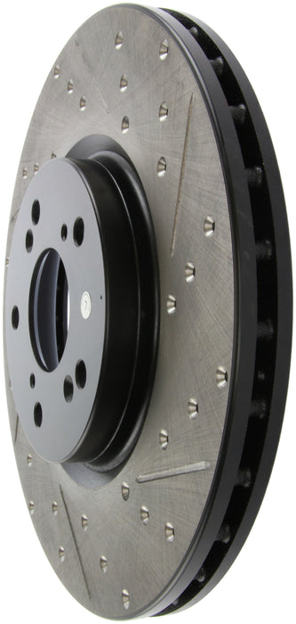 Stoptech 127.40062L StopTech 04-08 Acura TL (Brembo Caliber) SportStop Slotted & Drilled Left Front Rotor