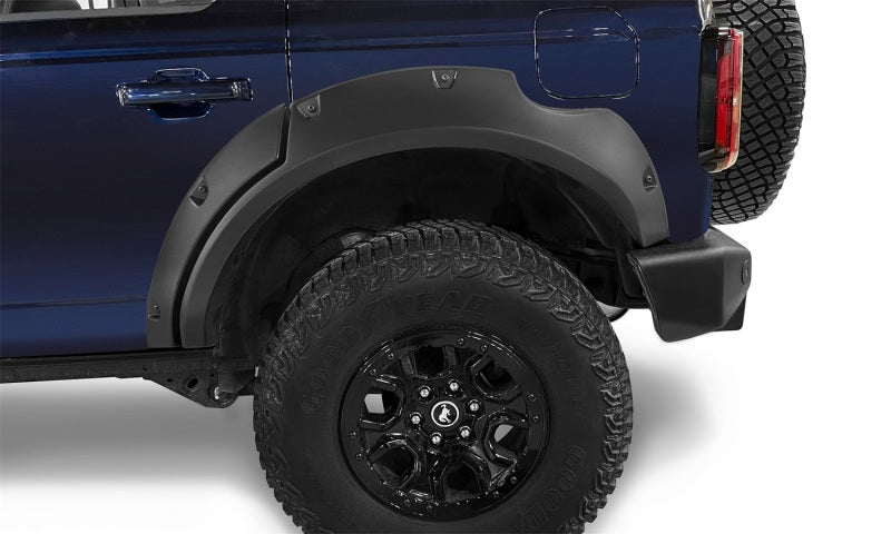 Bushwacker 20960-02 2021+ Ford Bronco 4-Door Pocket Style Flares 4pc - Black
