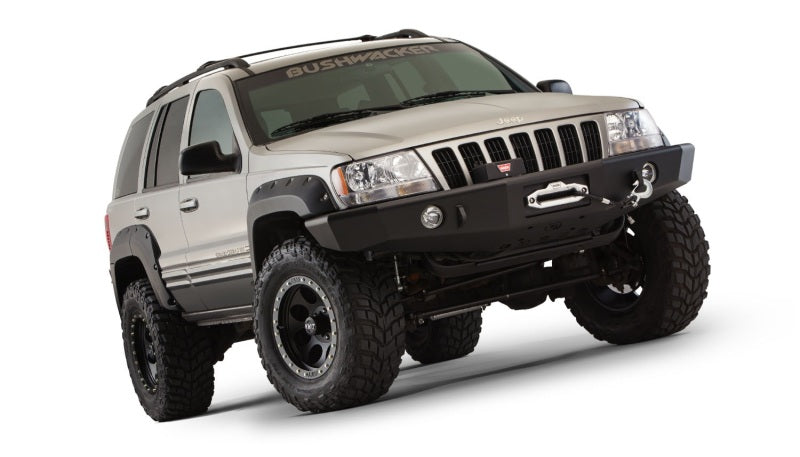 Bushwacker 10926-07 99-04 Jeep Grand Cherokee Cutout Style Flares 4pc - Black