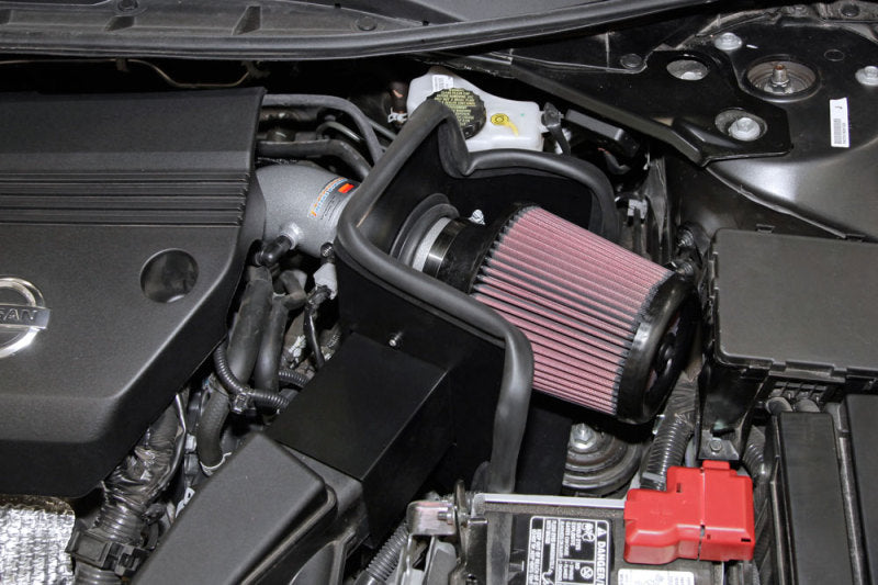K&N Engineering 69-7064TS K&N 69 Series Typhoon Performance Intake Kit - Silver for 13-14 Nissan Altima 2.5L L4
