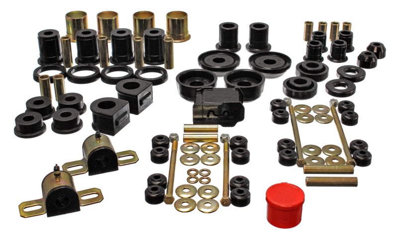 Energy Suspension 3.18130G 93-02 Chevrolet Camaro Black Hyper-flex Master Bushing Set