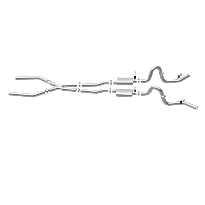 Magnaflow Perf Exhaust MAG15898 68-72 GM A Body 3in Dual Exhaust System