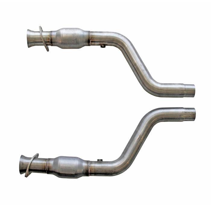 BBK 1796 05-15 Dodge Challenger Charger Short Mid X Pipe w/Catalytic Converters 2-3/4 For LT Headers