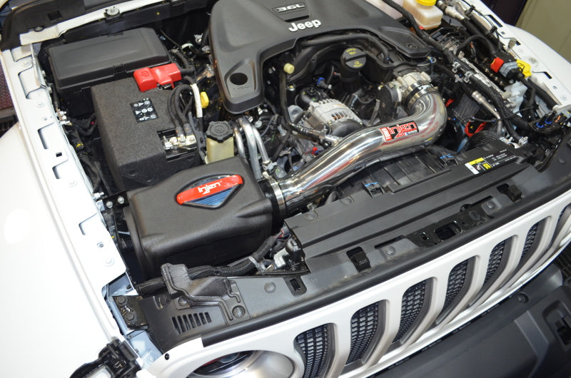 Injen PF5005WBC 2018+ Jeep Wrangler JL V6-3.6L Wrinkle Black Oiled Power-Flow Air Intake System
