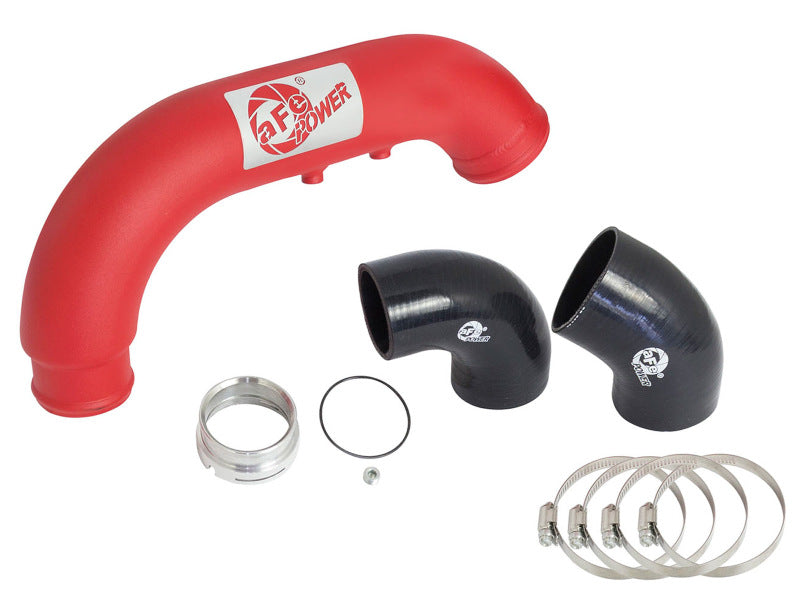 aFe 46-20269-R BladeRunner 3in Red IC Tube Cold Side w/ Coupling & Clamp Kit 2016 GM Colorado/Canyon 2.8L