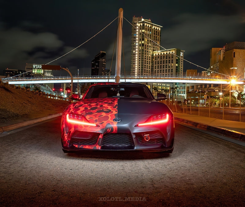 ORACLE Lighting 1400-504 Oracle 20-21 Toyota Supra GR RGB+A Headlight DRL Kit - ColorSHIFT w/ Simple Controller