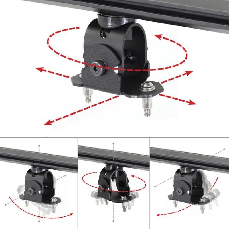 Go Rhino 5910000T Adjustable Multi-Axis Mounting Kit for SRM Rack