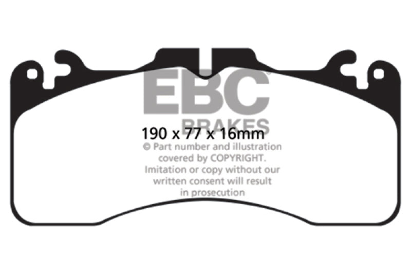 EBC DP31867C 09+ Lexus LS460 4.6 Sport Redstuff Front Brake Pads