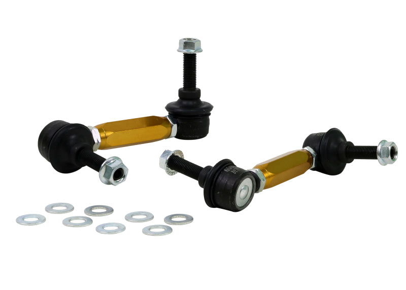 Whiteline KLC141 03-06 Nissan 350z Z33 Rear Swaybar link kit-Adjustable Ball End Links