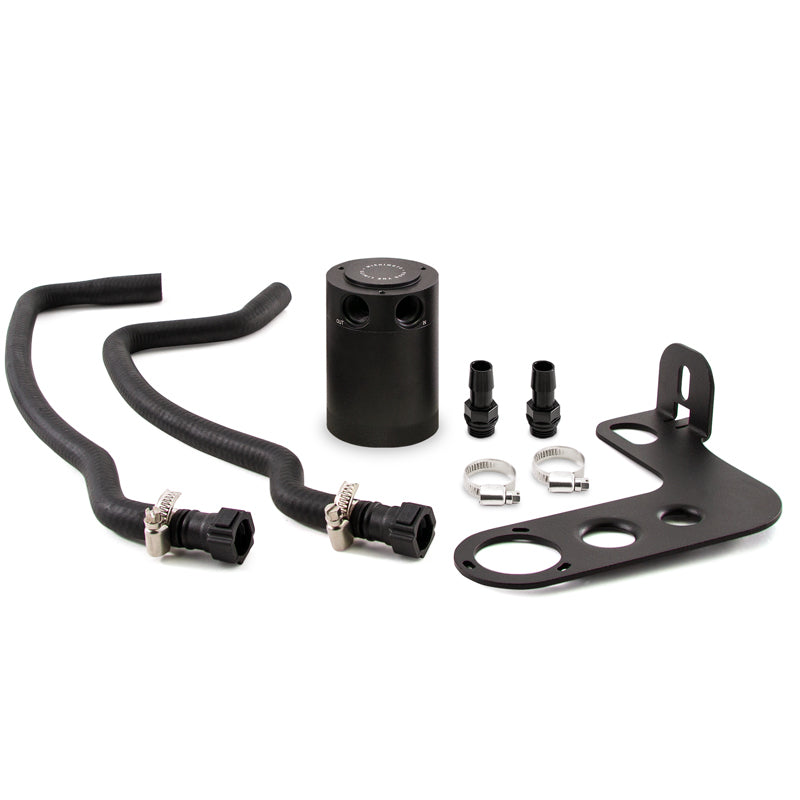 Mishimoto MMBCC-CSS-10PBE 10-15 Chevrolet Camaro SS Baffled Oil Catch Can Kit - Black