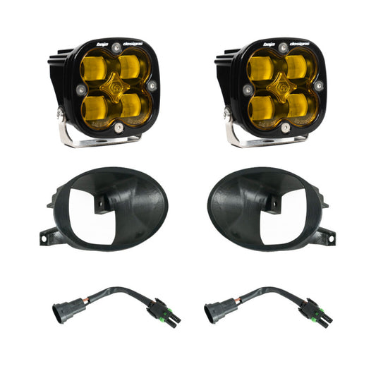 Baja Designs 447873 19-22 Mercedes Benz Sprinter Squadron SAE Fog Pocket Light Kit - Amber