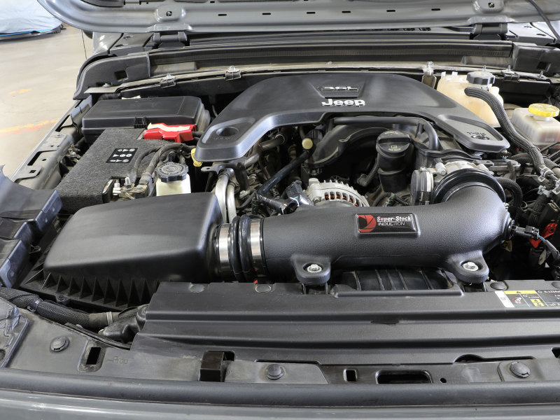 aFe 55-10009R Super Stock System Pro 5R Media Jeep 18-21 Wrangler JL / 20-21 Gladiator JT V6-3.6L