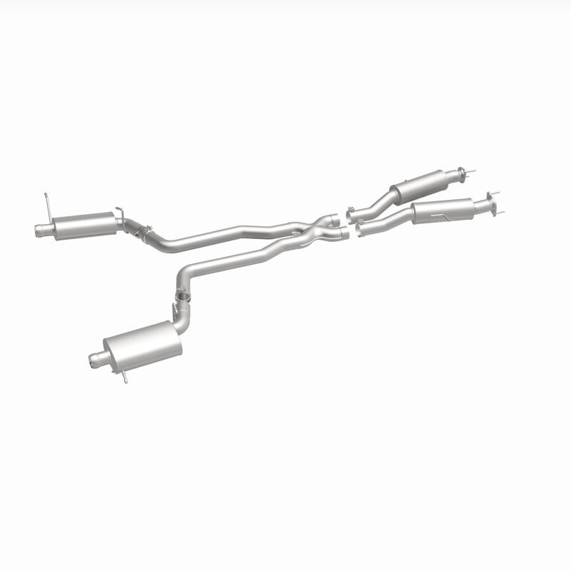 Magnaflow 15064 MagnaFlow 12 Jeep Grand Cherokee V8 6.4L Dual Split Rear Exit Stainless Cat Back Performance Exhaust