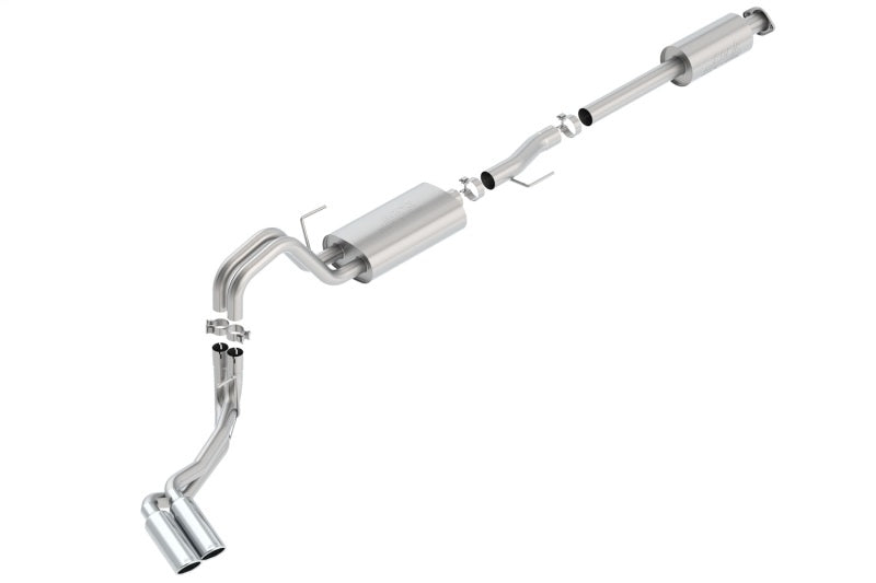 Borla 140618 15-16 Ford F-150 3.5L EcoBoost Ext. Cab Std. Bed Catback Exhaust S-Type Truck Side Exit