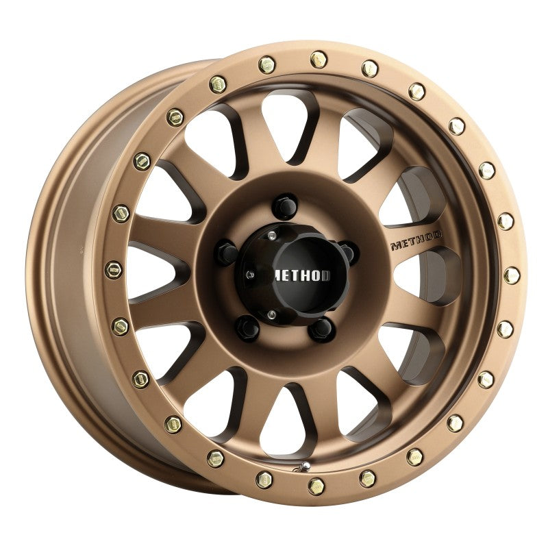 Method Wheels MR30458012924N Method MR304 Double Standard 15x8 -24mm Offset 5x4.5 83mm CB Method Bronze Wheel
