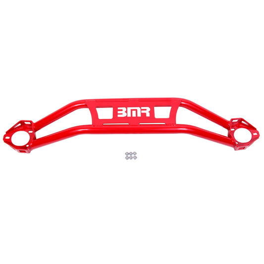 BMR Suspension STB110R BMR 08-18 Dodge Challenger Front Strut Tower Brace - Red (Twin Tube Design)