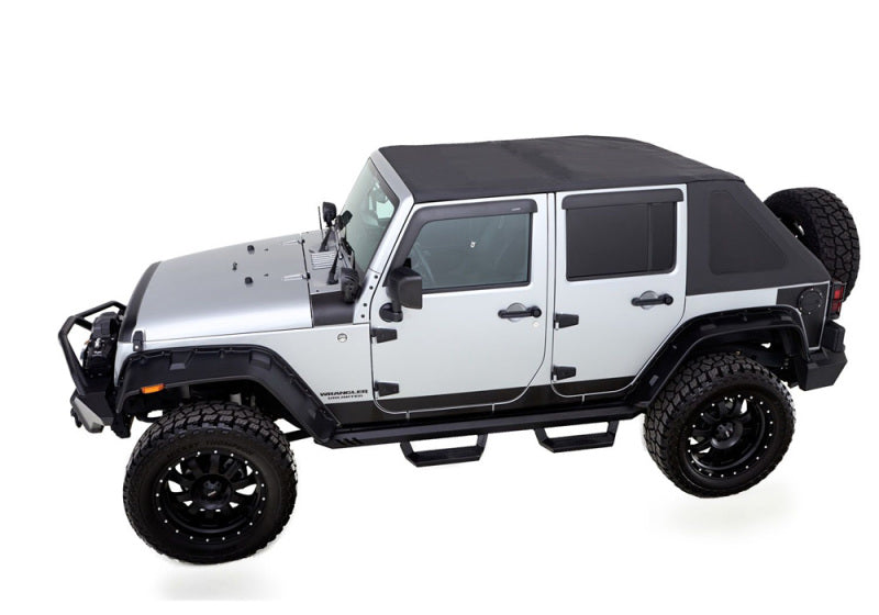 Rampage 139935 2007-2018 Jeep Wrangler(JK) Trailview Fastback - Black Diamond (2 Door)