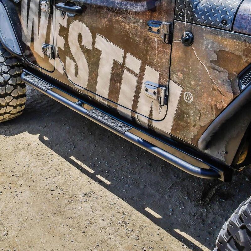 Westin 42-14065 18-23 Jeep Wrangler JL Unlimited 4dr Rock Slider - Textured Black
