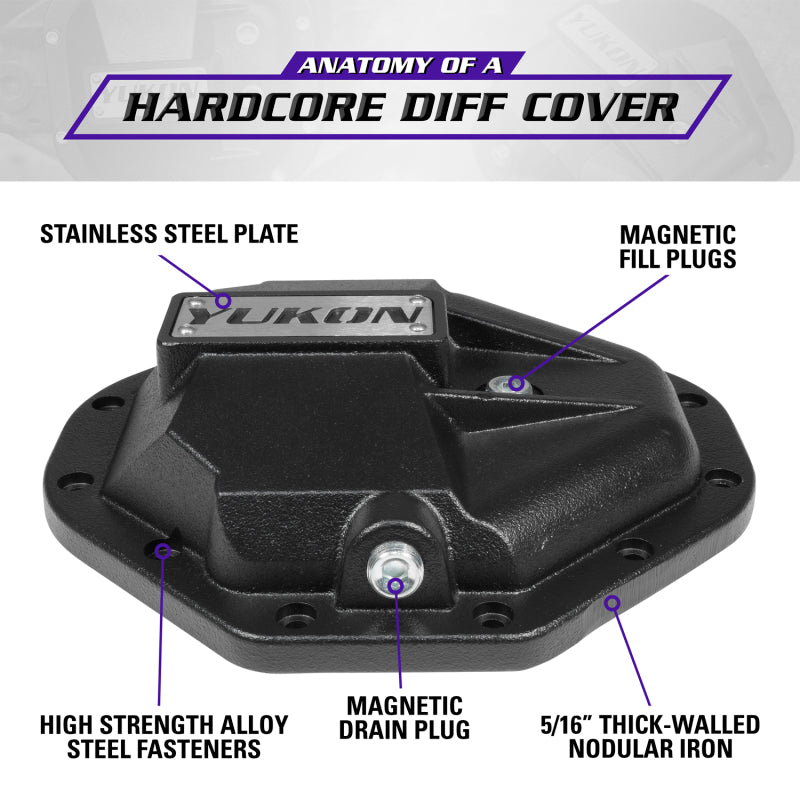 Yukon Gear & Axle YHCC-C9.25 Yukon Gear Hardcore Nodular Iron Cover for Chrysler 9.25in Rear Differential