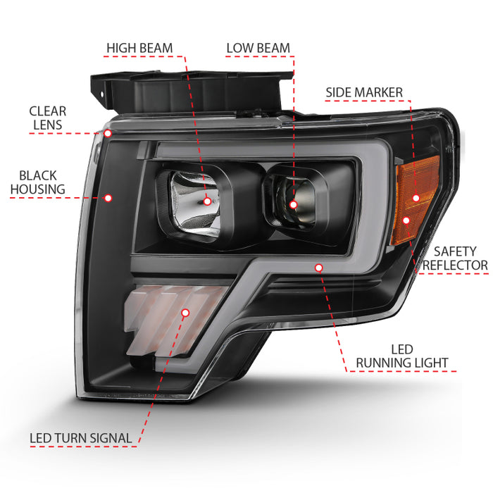 ANZO 111445 ANZ LED/Projector Headlights